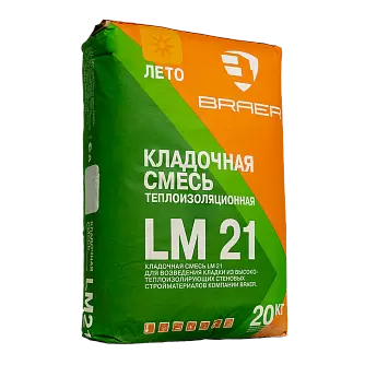 Теплоизоляционный кладочный раствор BRAER LM 21, ГОСТ31357-2007 в "Строй-Ресурсе" Теплоизоляционный кладочный раствор BRAER LM 21, ГОСТ31357-2007 купить в "Строй-Ресурсе"